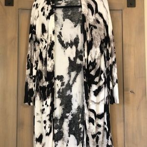 Cowprint Duster Cardigan Peyton Jensen